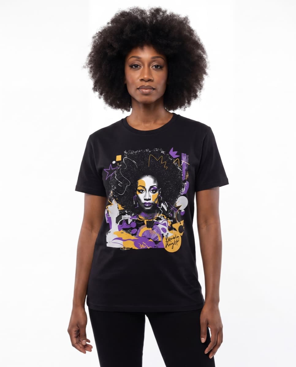 Portrait tee, black